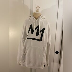 Mammoth Mountain Hoodie, White, Size L